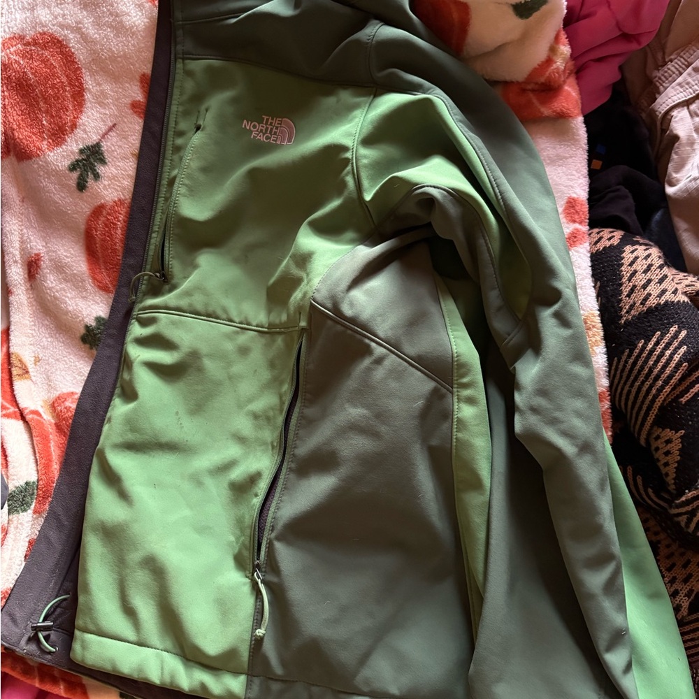 The North Face Olive Fleece Jacket